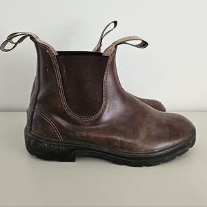 Blundstone Brown Chelsea Leather Ankle Boots